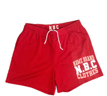 Load image into Gallery viewer, Red Collegiate Shorts